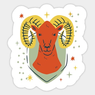 Capricorn Zodiac Sign Sticker